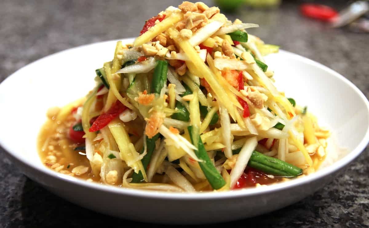 Papaya Salatası (Som Tam)